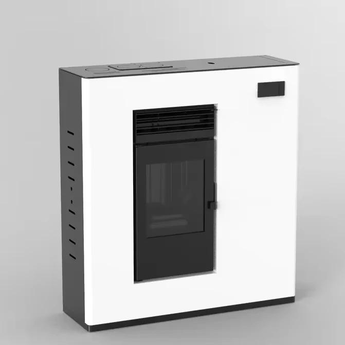 Central Ducted Heating System 12KW Multi Zone Automatic Warm Air Circulation for Large Home Whole House Wood Pellet Stove