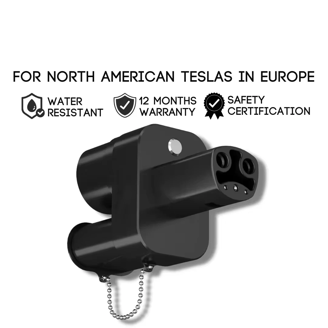 Adaptador CCS2 para Tesla, Conector de cargador EV para vehículo eléctrico, cargador CCS2 AC DC, adaptador EVSE para Tesla Model 3/X/Y