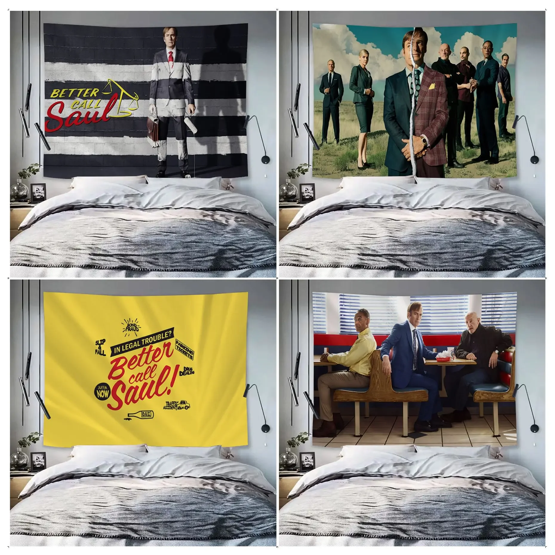 

Better Call Saul Cartoon Tapestry Wall Hanging Decoration Household Wall Hanging Sheets