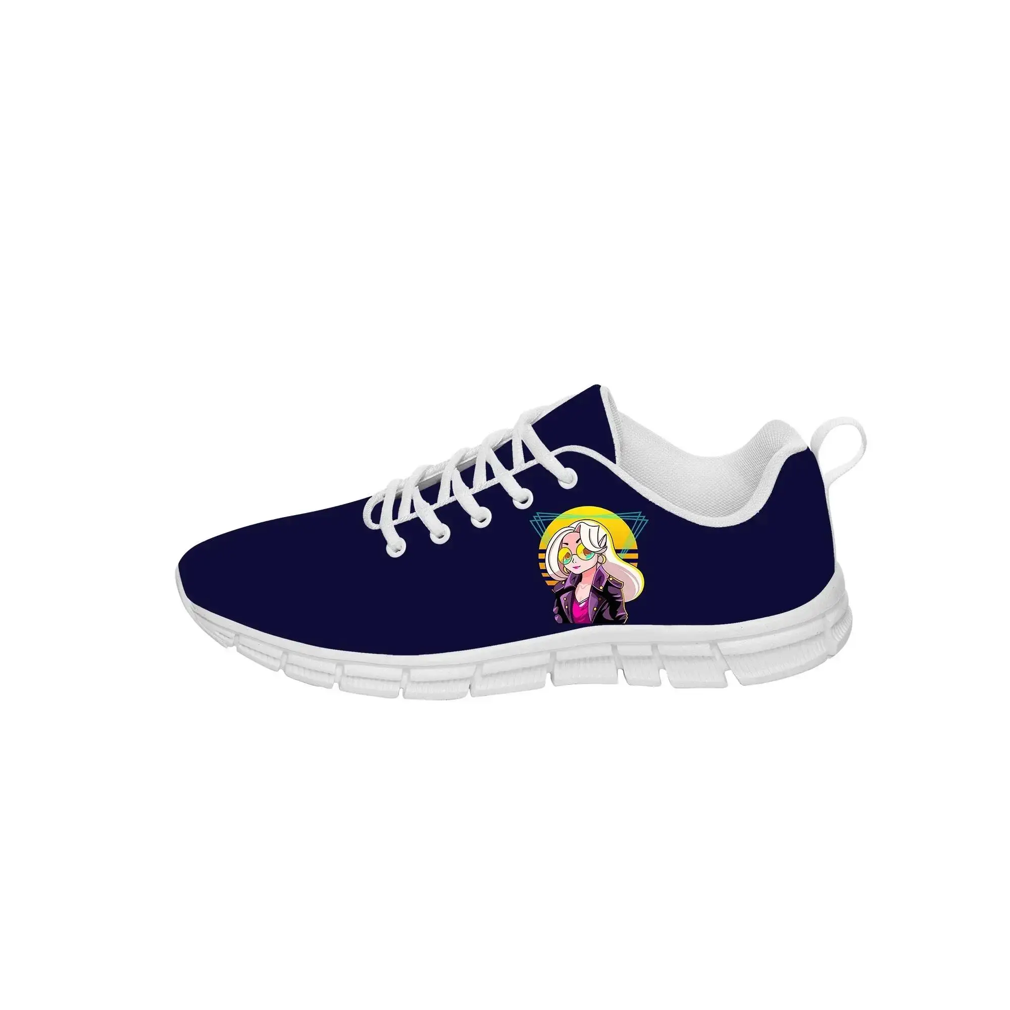 White Custom 80s Retro Running Shoes Adult Lace Up Casual Sneakers Spring Autumn Sports Shoes For Teenagers