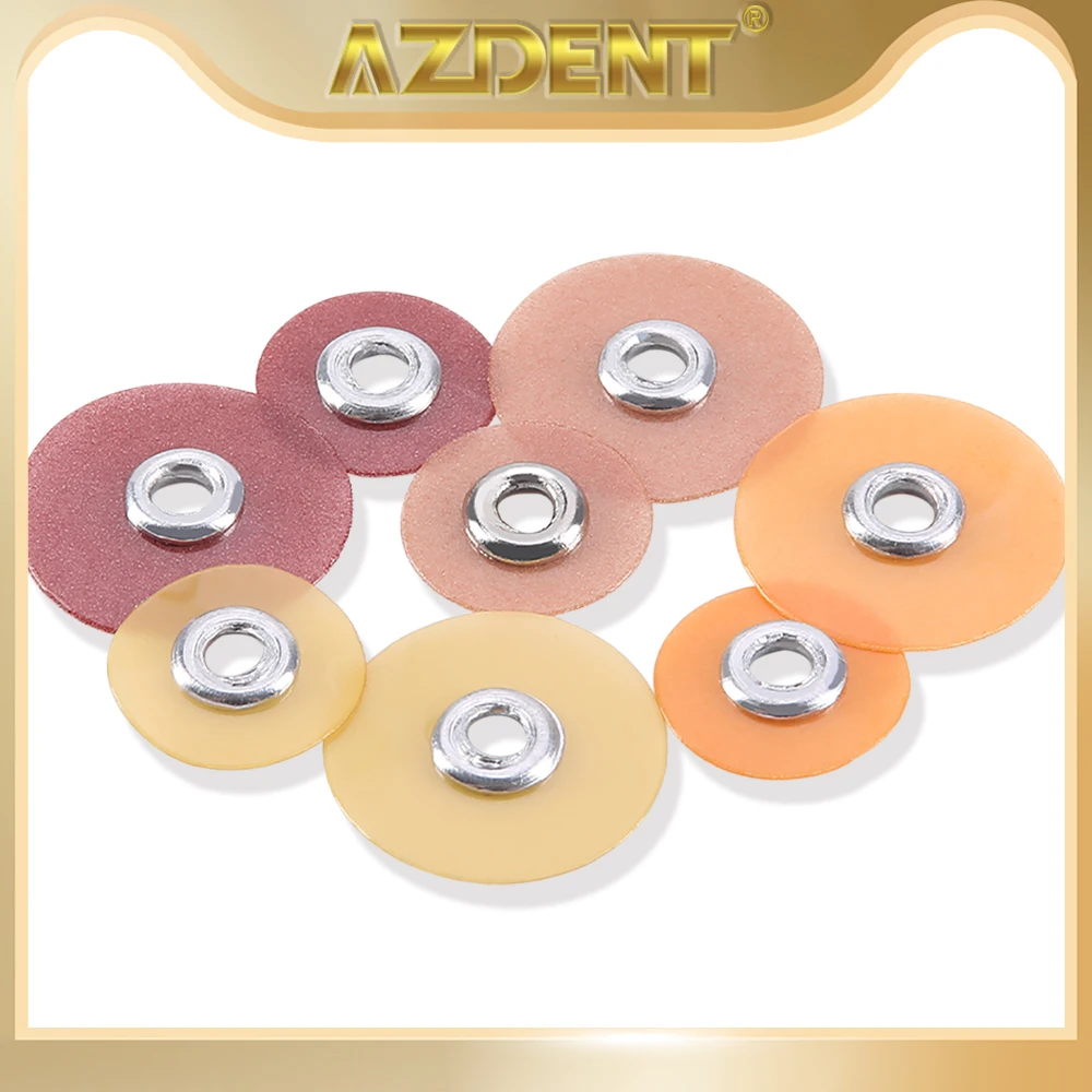 

AZDENT Dental Polishing Discs 50pcs Set Finishing Polishing Composites Ceramics Dentist Polisher Dentistry Materials Teeth White