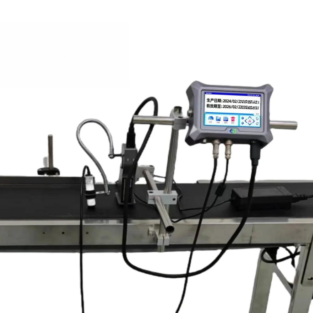 for Wiseprint 4.3P TIJ Inkjet Printer Assembly Line Automatic Date QR Code Logo Online Coding Machine For Flex WIseprint CM-WP09