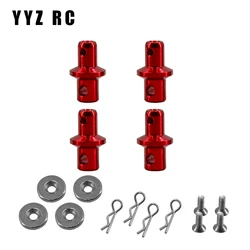 Magnetic Stealth Invisible Body Post Mount Contact Shell Column Metal For Axial Scx10 Pro Upgrade Parts Rc Car Accessories 1/10