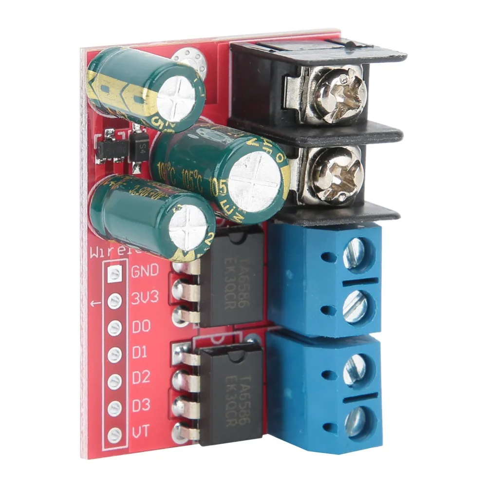 

2 шт. 5A модуль привода двигателя двухканальный H мостовой модуль двигателя постоянного тока привод CW CCW вращение ШИМ-регулирование