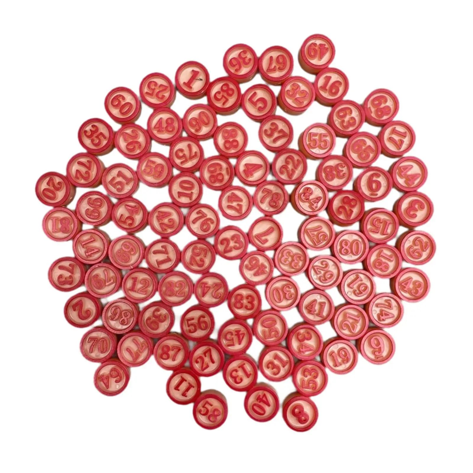 

90Pcs Classic Bingo Chips Vintage 1.8cm Diameter DIY Arts Crafts Bingo Chess for