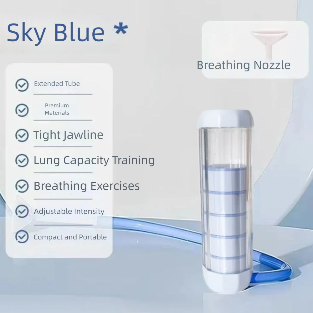 جهاز تدريب العضلات للتنفس، جهاز أقوى للرئتين، جهاز تدريب عضلات البطن قابل للتعديل، جهاز تنفس الرئة، مجموعة واحدة