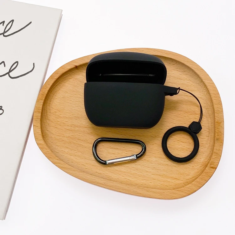 Capa de silicone para jbl tune 215 tws capa com anel anti-queda à prova de choque fone de ouvido proteger caso caixa de fone de ouvido acessórios capa