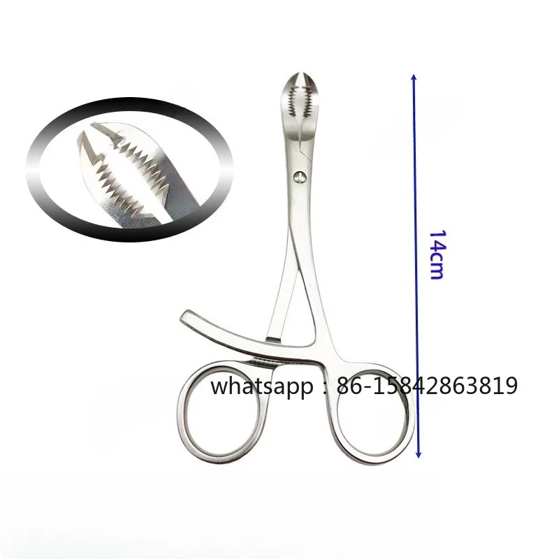 Orthopedic Instruments, Stainless Steel, Toothed Replacement Forceps, Bone Holding Forceps, Made By Seiko