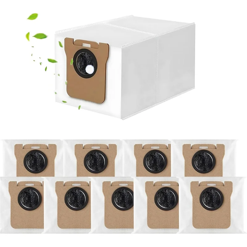 WHYY-10 упаковок вакуумных мешков для Dreame L10s Ultra/L10 Ultra/L20 Ultra S10 Pro, аксессуары для роботов-пылесосов