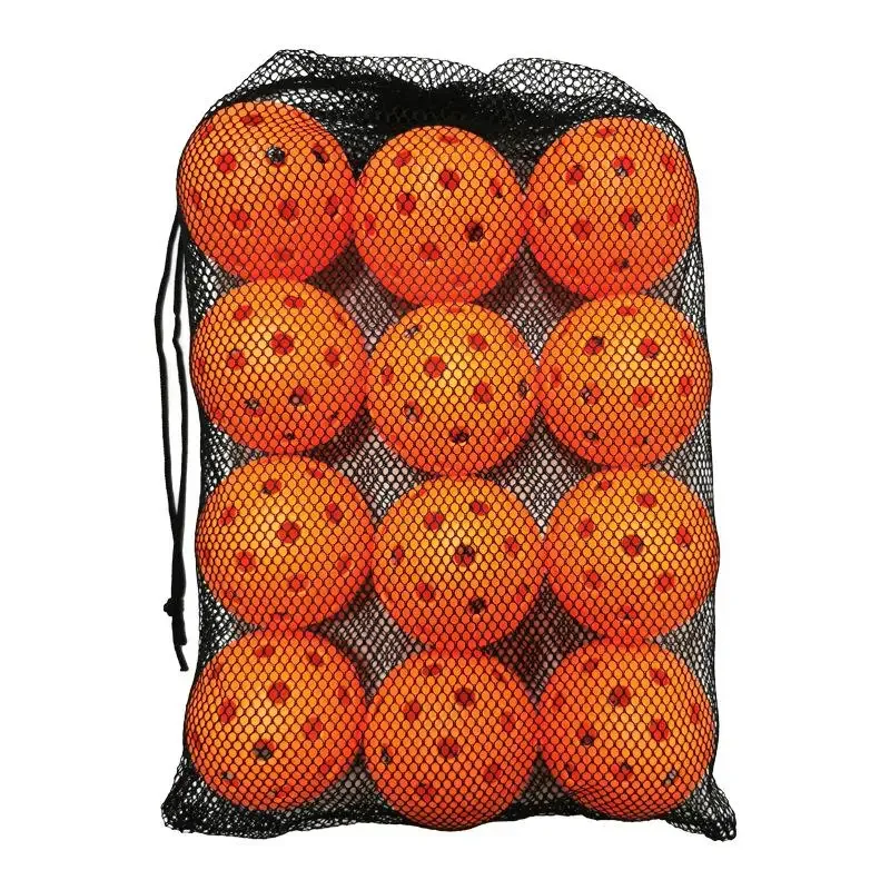 2S-12pcs Pickleball 74MM 40 Holes Outdoor Durable Pickleballs 26g per Ball for Competition Pack of Outdoor Pickleballs