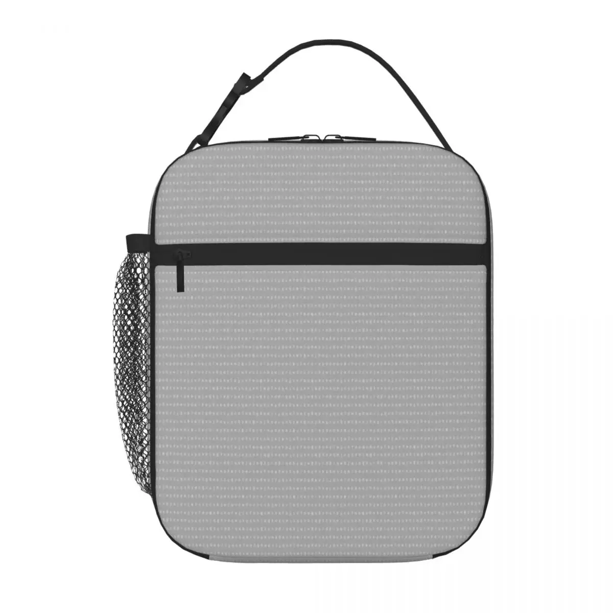 Hot Sale IPA Scarf - Grey And White Minimal Chic Reusable Lunch Bag Diet Meal Packing Adult Lunch Bag