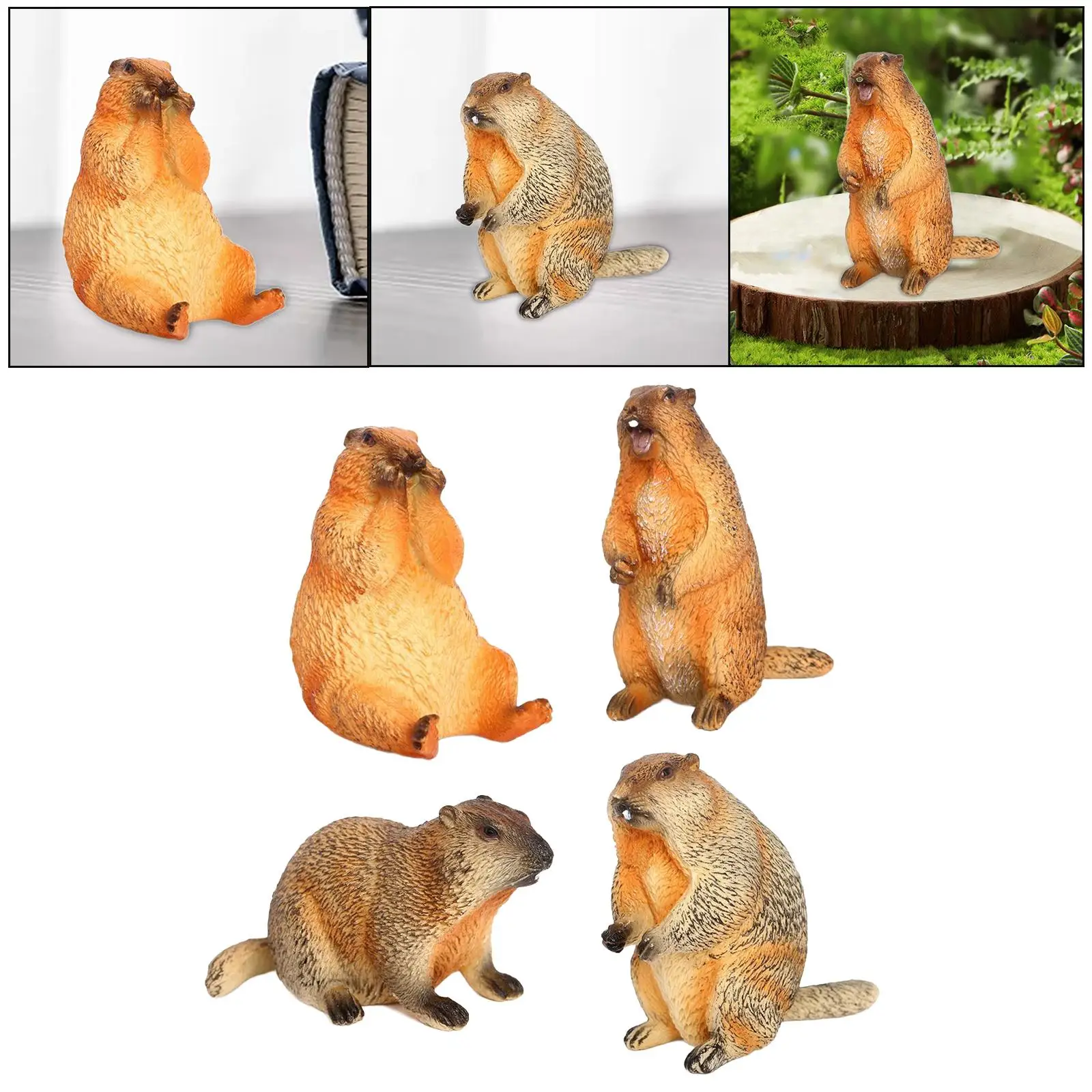 Simulation Toy Animal Model Realistic Portable Ornament Figurine for