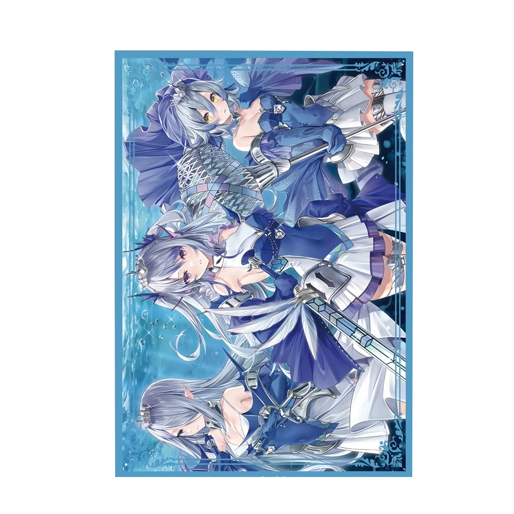 60 pz 62x89mm olografico lampeggiante carino Anime ragazze Tearlaments Merrli Card Sleeves protezione della carta di dimensioni giapponesi per