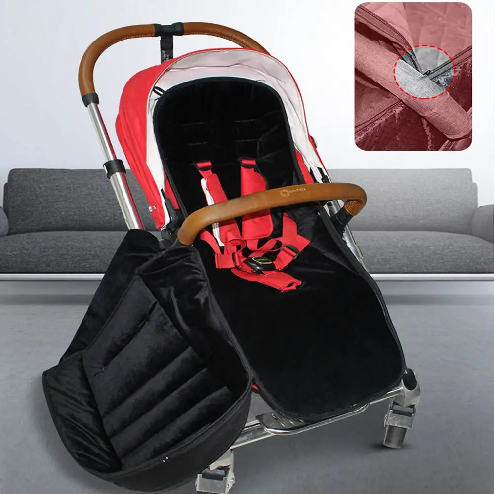 Thicken Windproof Stroller Cushion Multifunctional Sleep Sacks Envelope Sleepsacks Stroller Sleeping Bag Pram Warm Footmuff