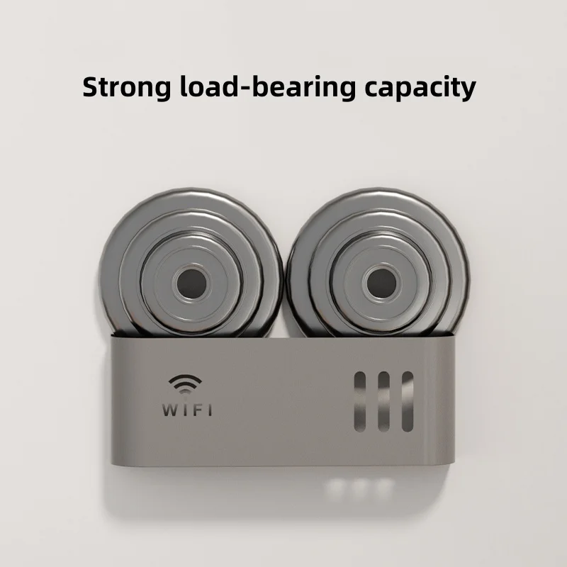 صندوق تخزين جهاز التوجيه المنزلي المعلق على الحائط، WIFI لاسلكي، رف تخزين مثبت على الحائط للتلفزيون، لغرفة المعيشة وغرفة النوم