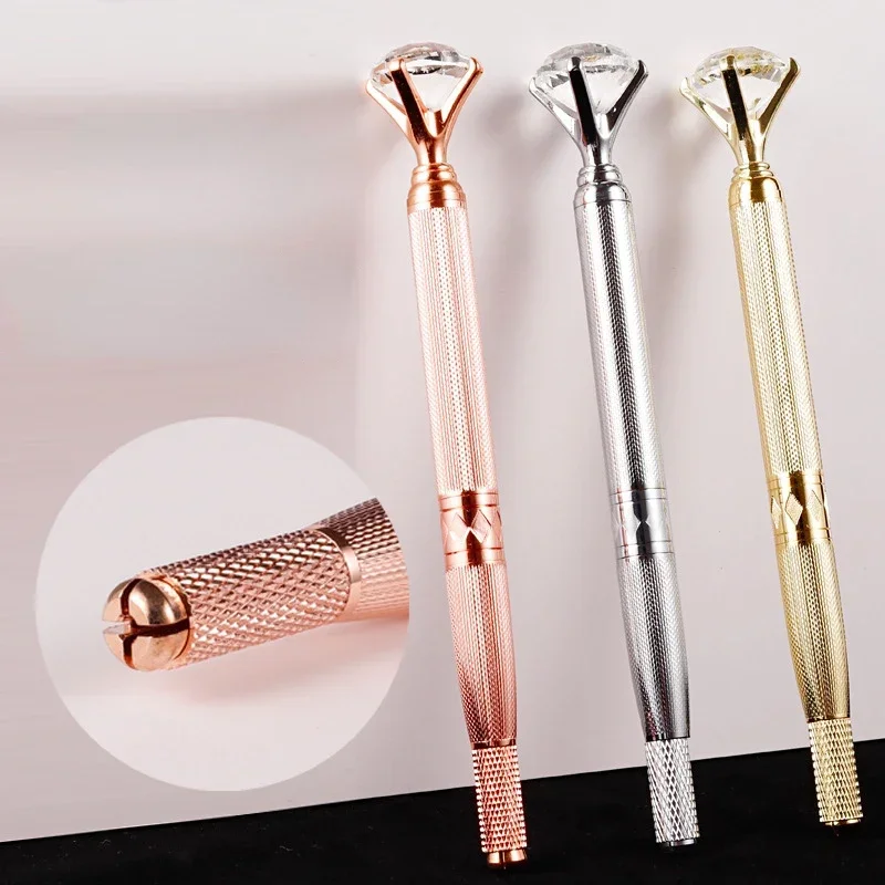 

3D Eyebrow Lip Embroidery Munsu Tebori With Diamond Eyebrow Manual Pen Microblading Tattoo Machine For Permanent Makeup Tool