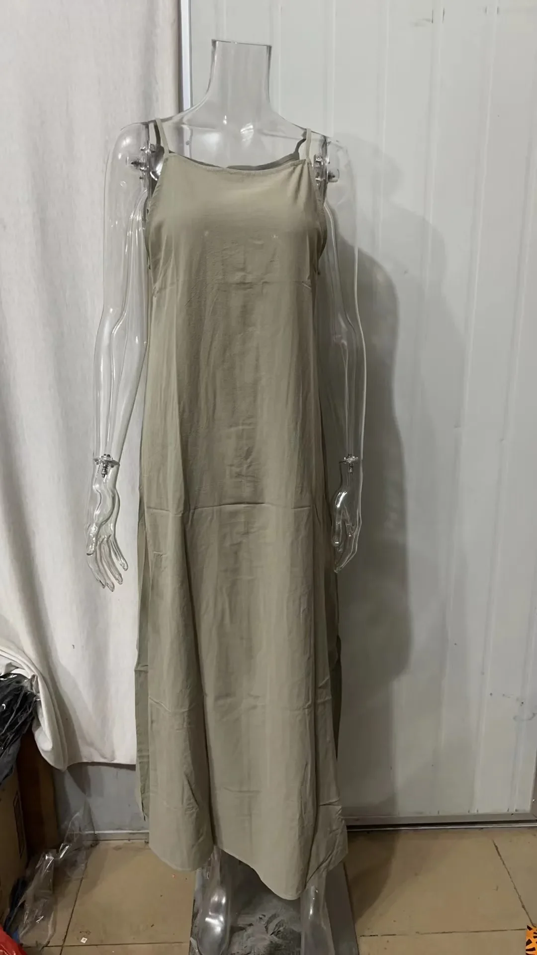 Biała sukienka Boho Maxi dla kobiet Letni elegancki pasek Spaghetti Czarna plaża Impreza Podstawowe sukienki z rozcięciem Robe Femme