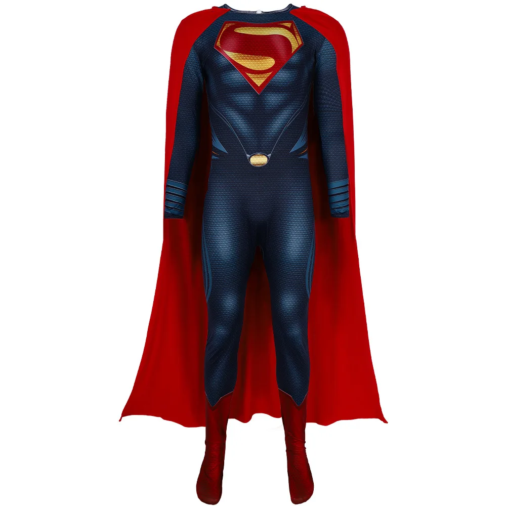   Stalen lichaam kostuum pak Kent eendelig strak kostuum Halloween rolplang kleding superheld thema toneelvoorstelling
