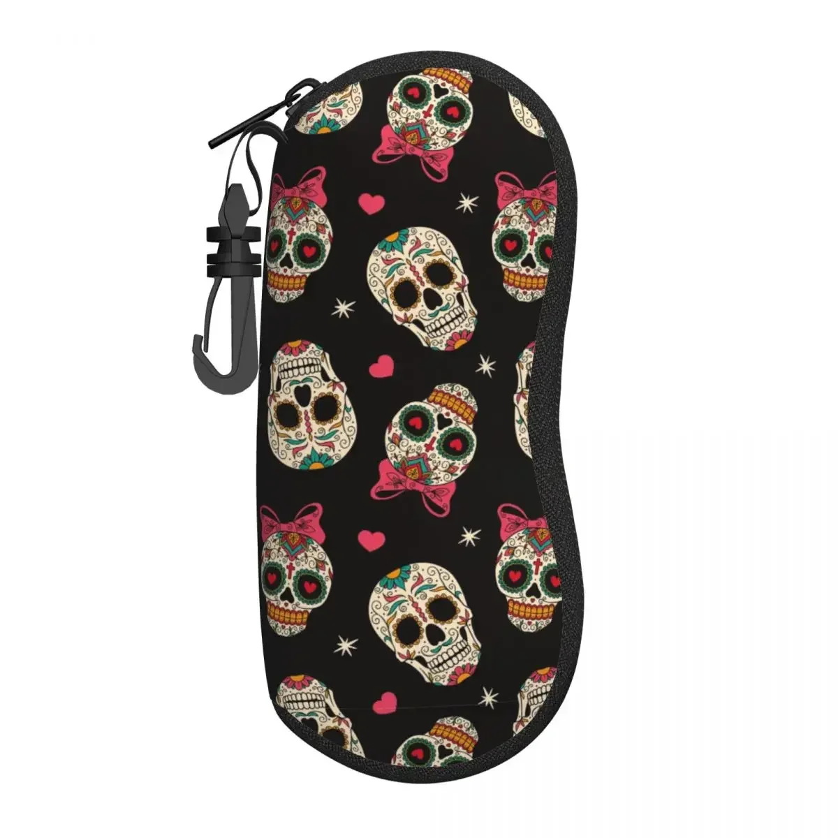 

Sugar Skull Glasses Case Travel Box Mexican Style Sunglasses Box Ultra Sunglasses Box