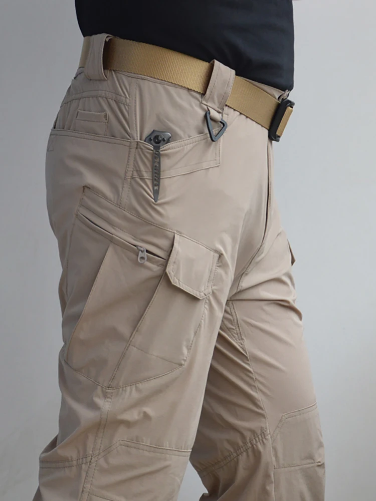 

Высококачественные мужские тактические брюки-карго: быстросохнущие, эластичные, для тренировок и активного отдыха, с множеством карманов, в стиле рабочей одежды, для весны и осени