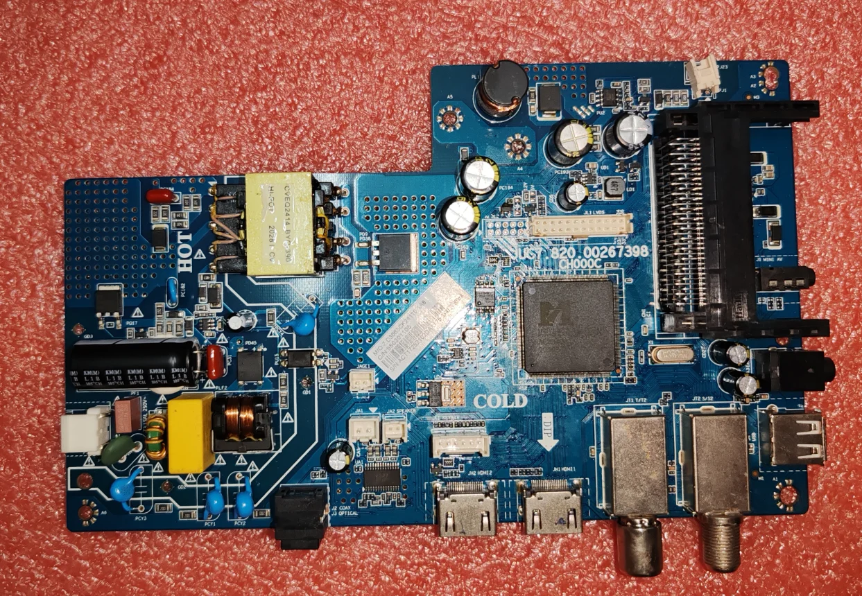 

JUC7.820.00267398 CH000C Three in one TV motherboard, physical photo, tested for 36--44v 300ma or 24--29v 600ma