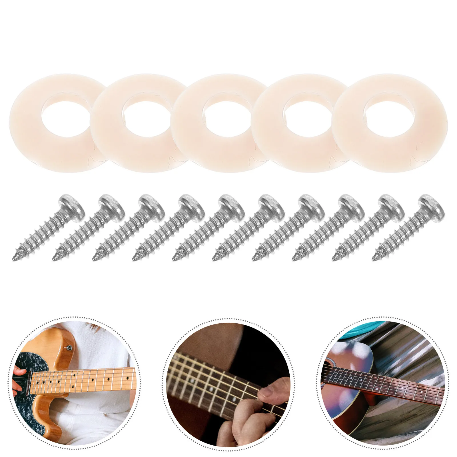 

1 set 1 Set Of Guitar Tuner Washer Replaceable Small Tuner Spacer For Tuning Pegs Professional Guitar Gasket Replacement Parts