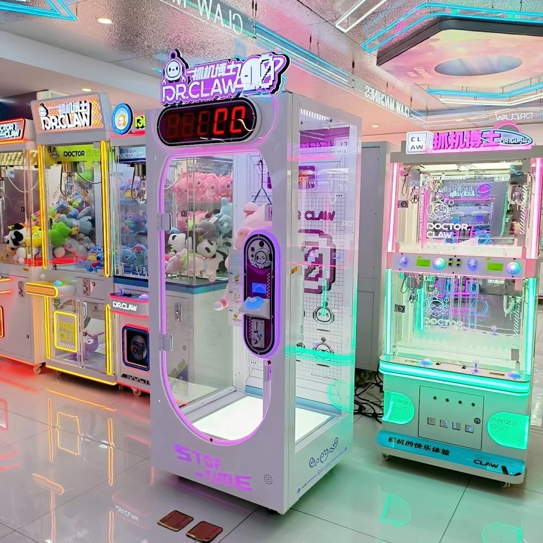 10 Seconds Challenge Gift Cutter Arcade Game Ten Seconds Challenge Prize Machine is suitable for commercial