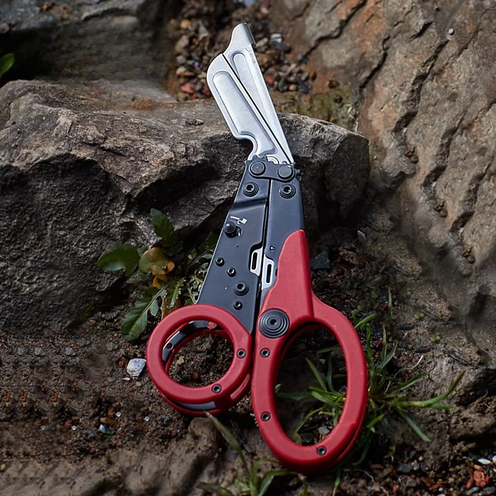 ParaShears EDC Trauma Shears Multi-purpose Rescue Survival Tool First Aid Kits for Car Emergency Shears (23-125-02-43)