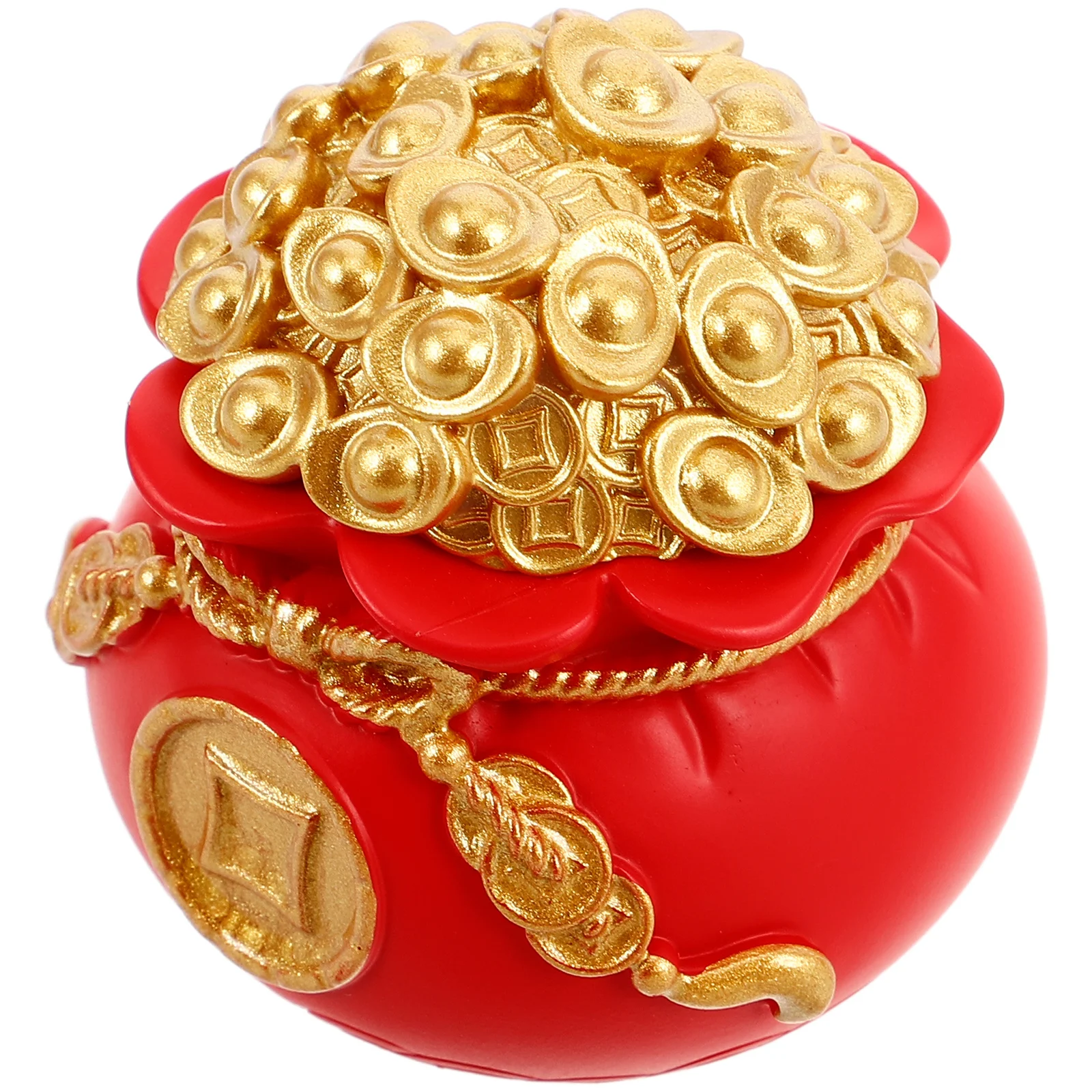 

Creative Resin Money Bag Decoration Feng Shui Wealth Ornament for Home Office Tabletop Indoor Decor New Year Festival Lucky