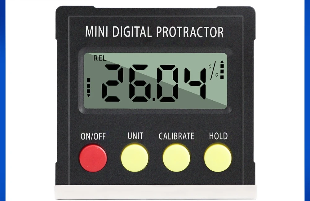 High precision, electronic digital inclinometer