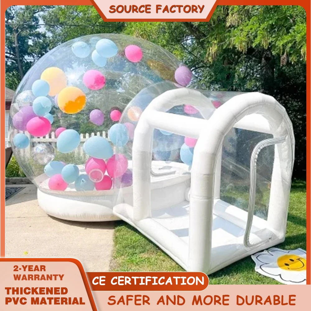 

Inflatable Bubble House with Trampoline And Blower PVC Material Outdoor Inflatable Castle Bouncer for Kids Chlidren Toys Hot