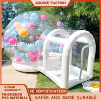 Casa de burbujas inflable con trampolín y soplador, Material de PVC, castillo inflable para exteriores, juguetes para niños