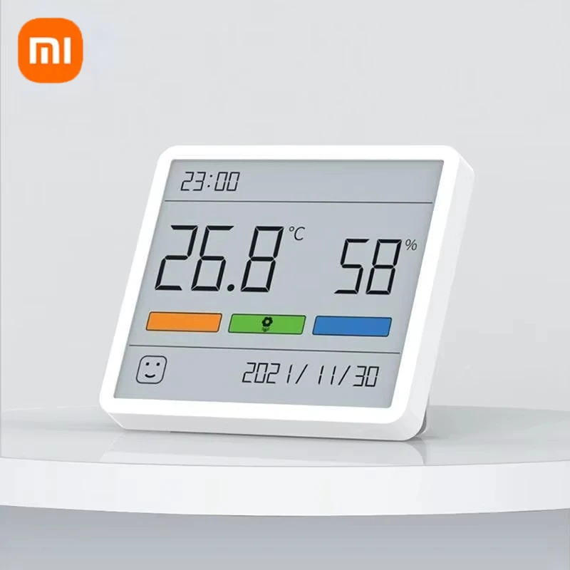 Xiaomi Duka Atuman LCD Electronic Digital Temperature  Bluetooth Humidity Meter Clock Indoor Home Thermometer Hygrometer Gauge