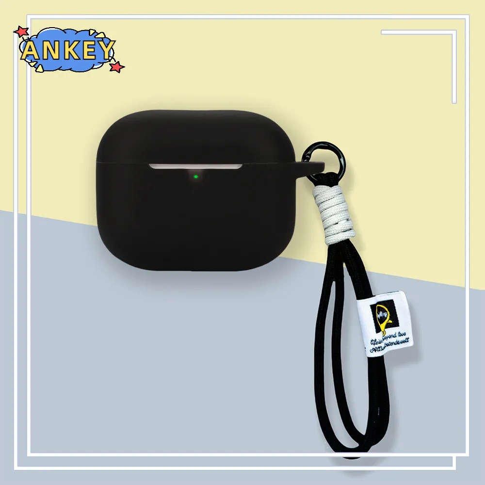 حافظة لهاتف هواوي FreeBuds SE 4 ANC مصنوعة من السيليكون الناعم ومحمولة ومقاومة للصدمات مع حبل حلقة تسلق