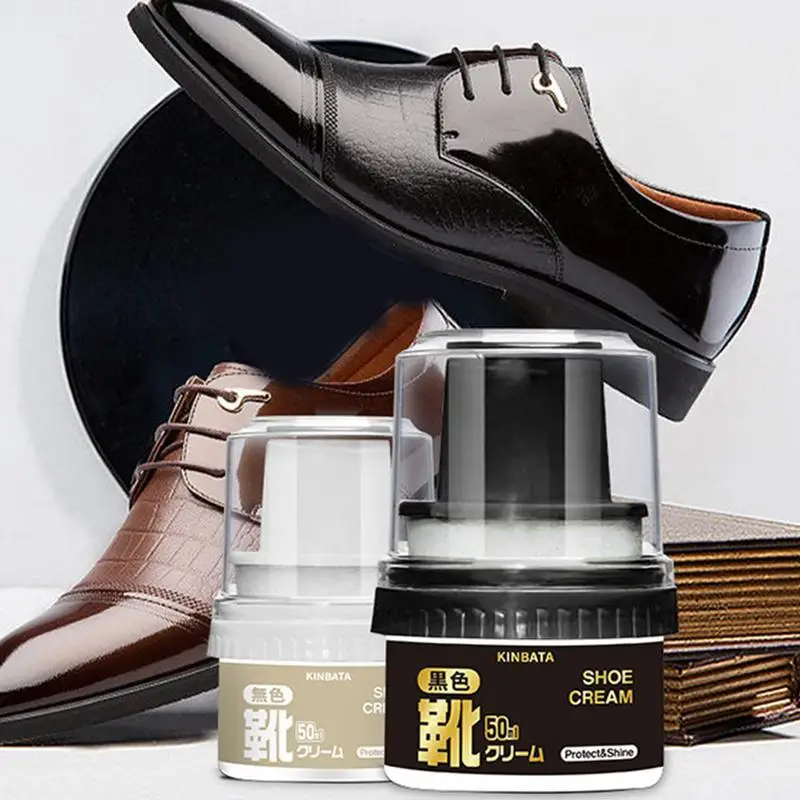 Leather Shoe Boot Polish Rich Glossy Shine Wax Liquid Nourishes Maintenance And Renovation Shoe Wax