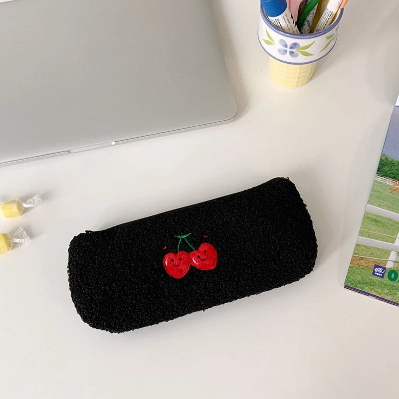 Плюшевый стилус, яркий дизайн, большая емкость, идеально подходит для студентов и офисных работников, отлично подходит для создания ручек и канцелярских принадлежностей