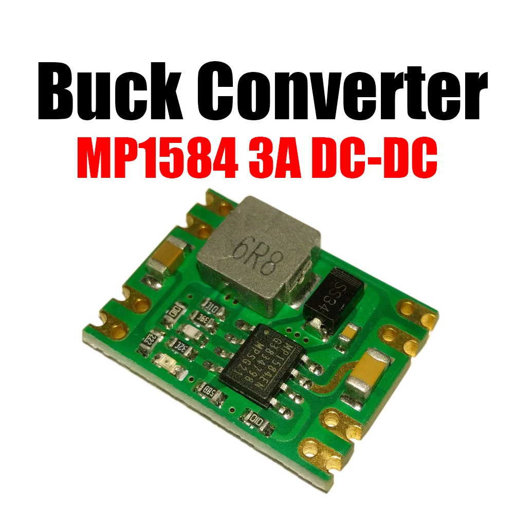 Imagem -02 - Conversor de Energia do Módulo Dc-dc Buck Regulador de Tensão 3a 4.5v- 24v a 1.2v 1.8v 2.5v 3v 3.3v 4v 5v 74 v 9v 12v Mp1584