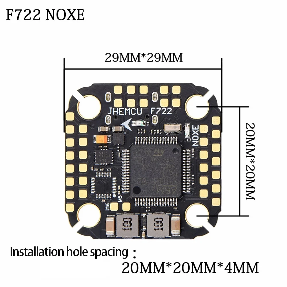 Jhemcu f722 noxe fc ICM-42688-P 3-6s stm32 TYPE-C per elrs tbs crsf sbus ibus dsm2 dsmx fpv drone 20x20mm