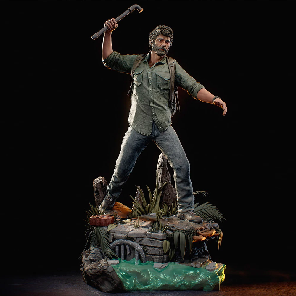 

1:16 High-Detail Wastelanders Anime Figures | 3D Resin Miniature | Unpainted Survivor Style Model Kit (A1091)