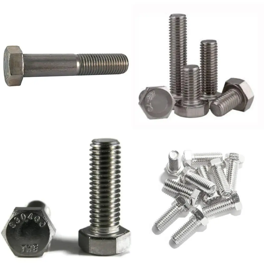 

Stainless Steel 316 Partially Threaded Coarse Thread Hex Head Cap Screws M18-2.50 x 90mm, Pack of 10 Long-Lasting High-Quality B