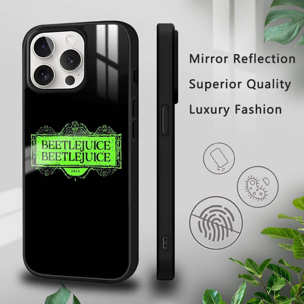 B- Beetlejuices Movie Phone Case For iPhone 16 15 14 13 12 11 Pro Xs Max Mini Plus Celulares Hard Funda