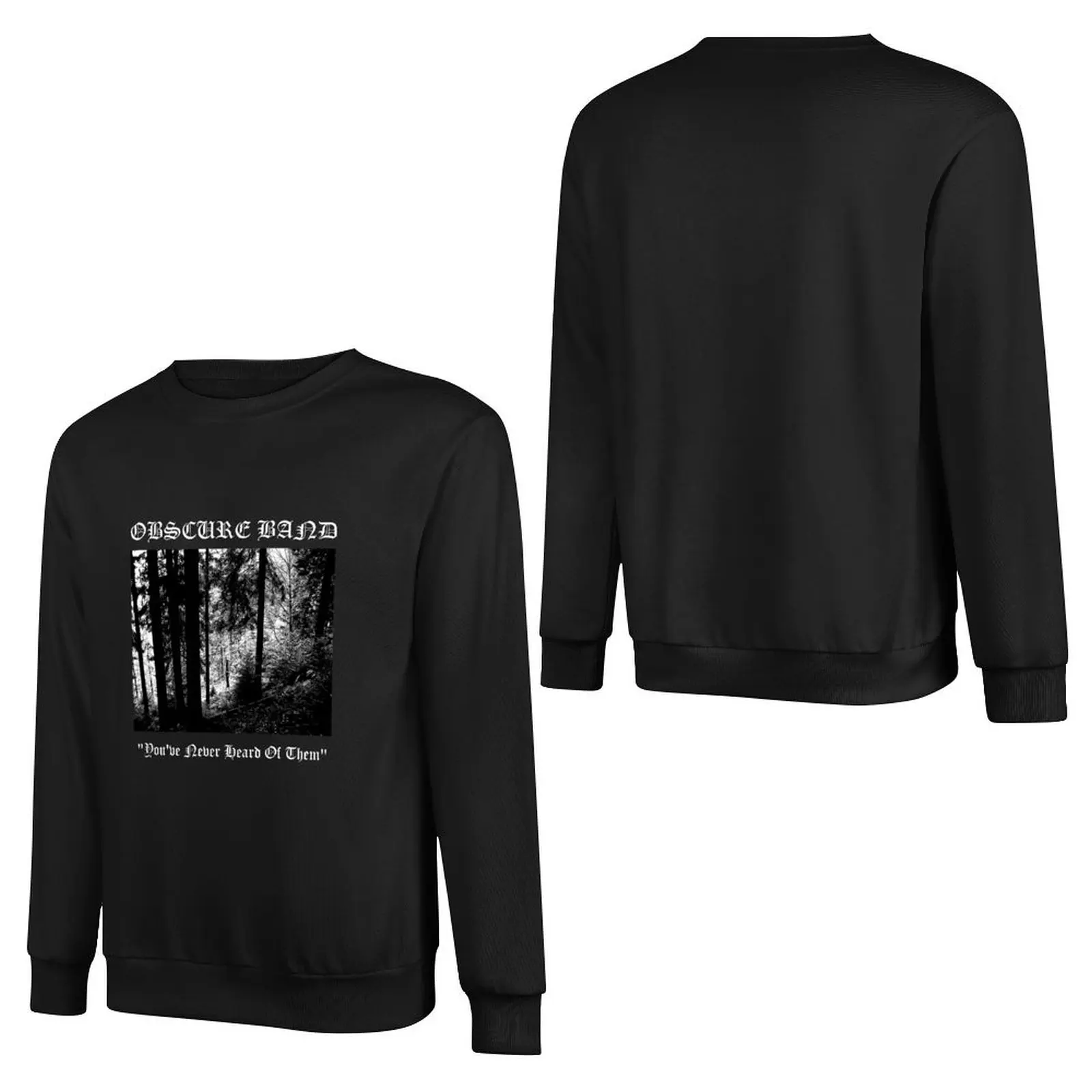 Obscure Band Pullover Hoodie streetwear men tracksuits men wear japanese style aesthetic sweatshirts