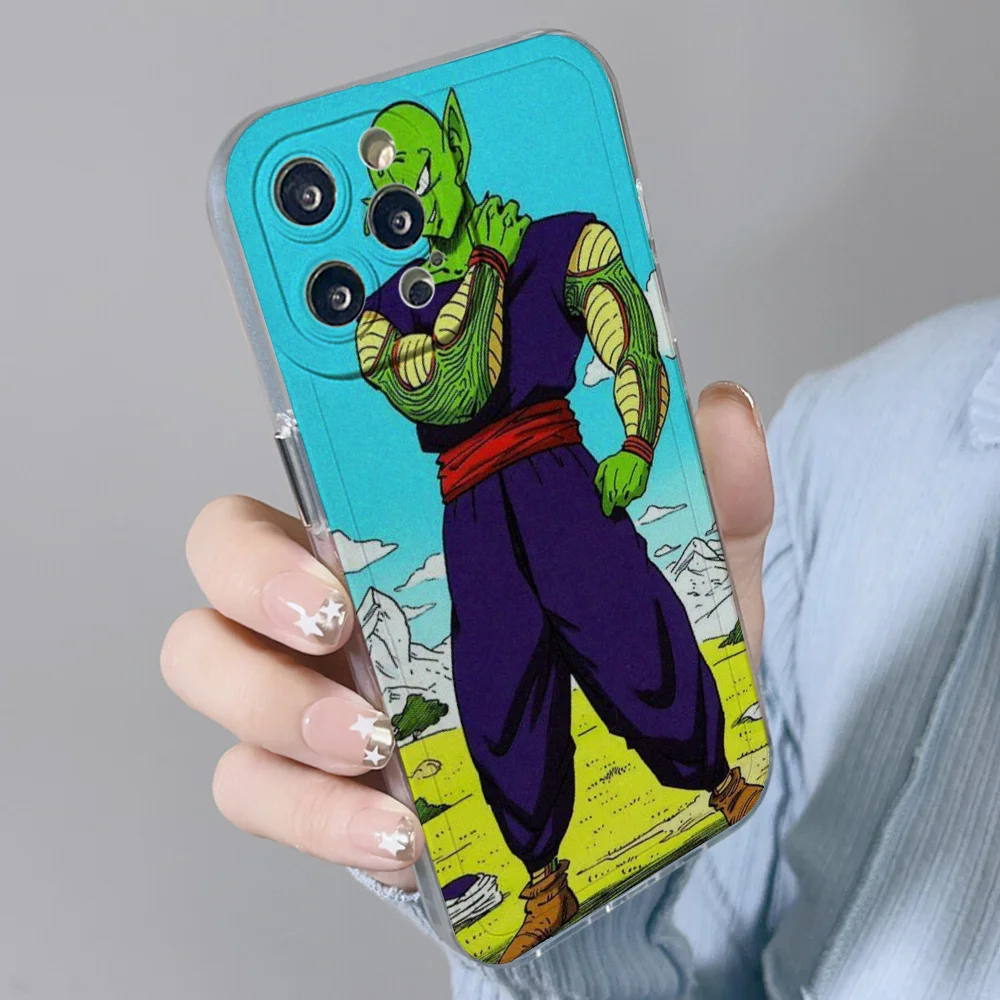 King Piccolo Dragon Ball Phone Case For IPhone 11 12 13 14 15 Plus Pro Max Anger Eyes Silicon Clear Soft Cover