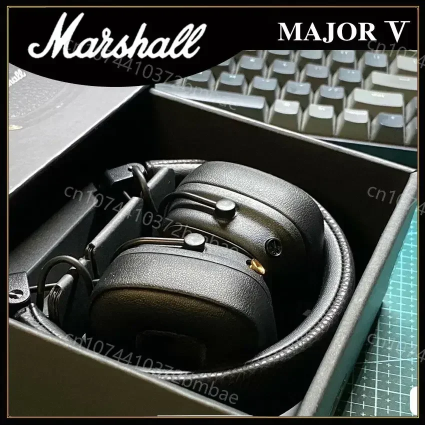 Marshall Major V 5 Wireless Bluetooth Headphones Classic Earphones Deep Bass Foldable Pop Rock Retro Music Microphone Headset