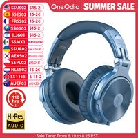 Oneodio Pro C Wireless Bluetooth 5.2 Headphones Over Ear With Microphone Hi-Res Audio Wired&Wireless Headset 110h Playtime AAC