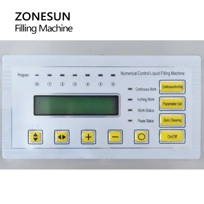 ZONESUN Digital Control Liquid Filling Machine 5-3500 ml GFK160 Drink Cosmetics Beverage Perfume Juice Milk Small Bottle Filler