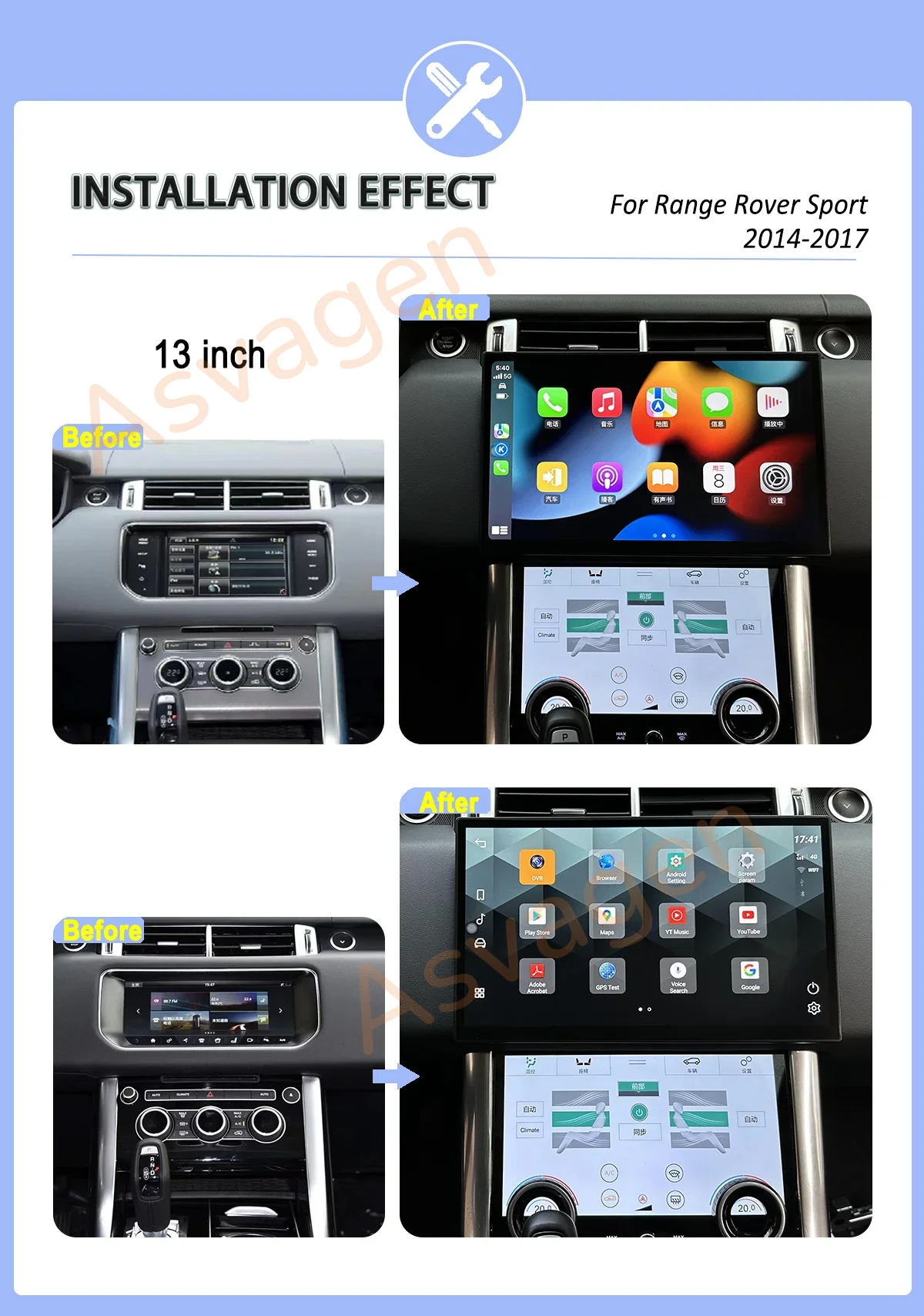 12.1'' Android14 Car Radio Vertical Screen Multimedia Player GPS Navi Stereo Carplay BT 4G Auto For Toyota Fortuner 2016-2021