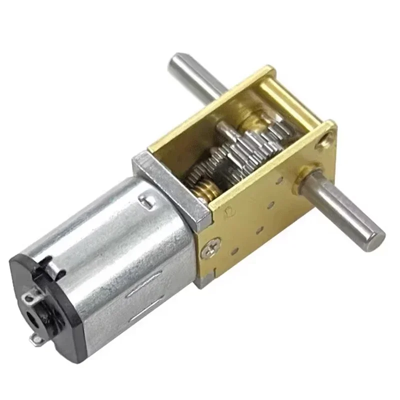 DC3V 6V 12V N20-1218 Mini N20 Gear Motor Single/ Dual/ Long Shaft 4RPM-381RPM Slow Speed High Torque WormAll Metal gearbox Motor