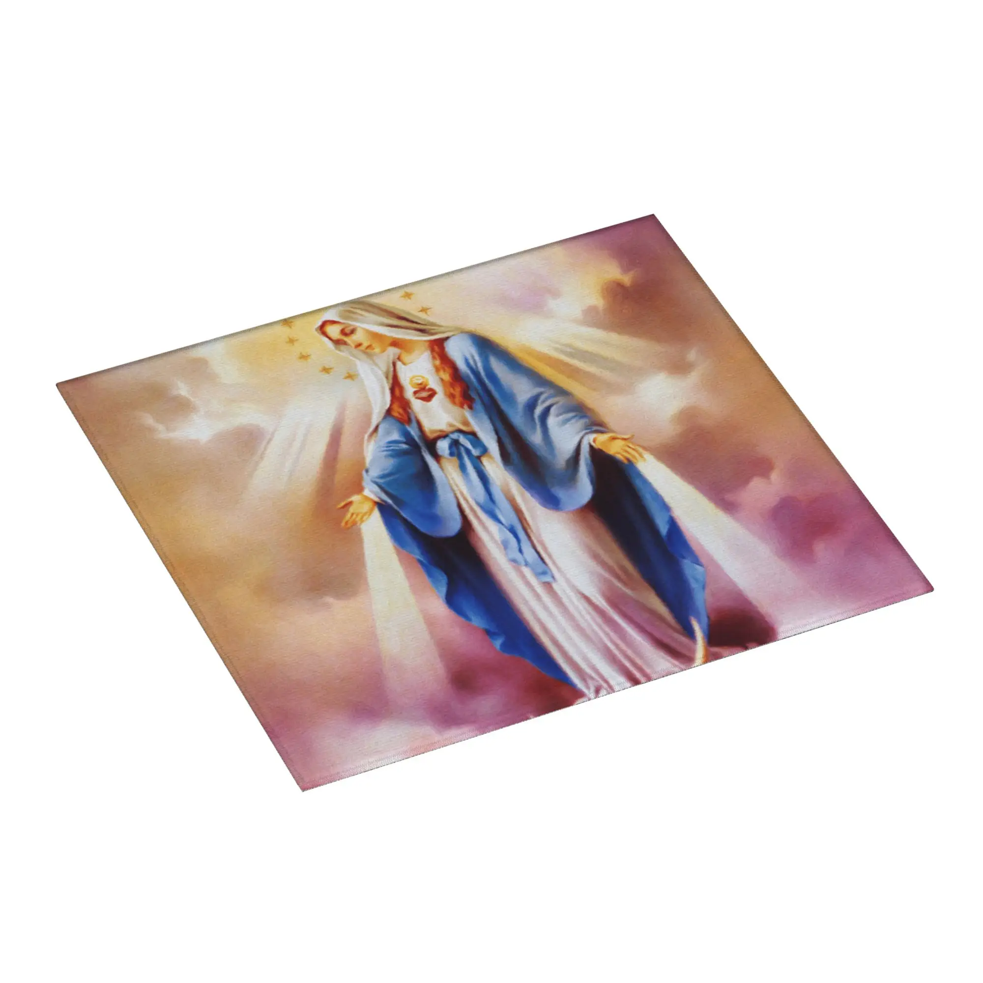 Catholic Virgin Mary Drying Mat For Kitchen Waterproof Non‑Slip Oil Proof Our Lady of Guadalupe Countertop Protector Mat