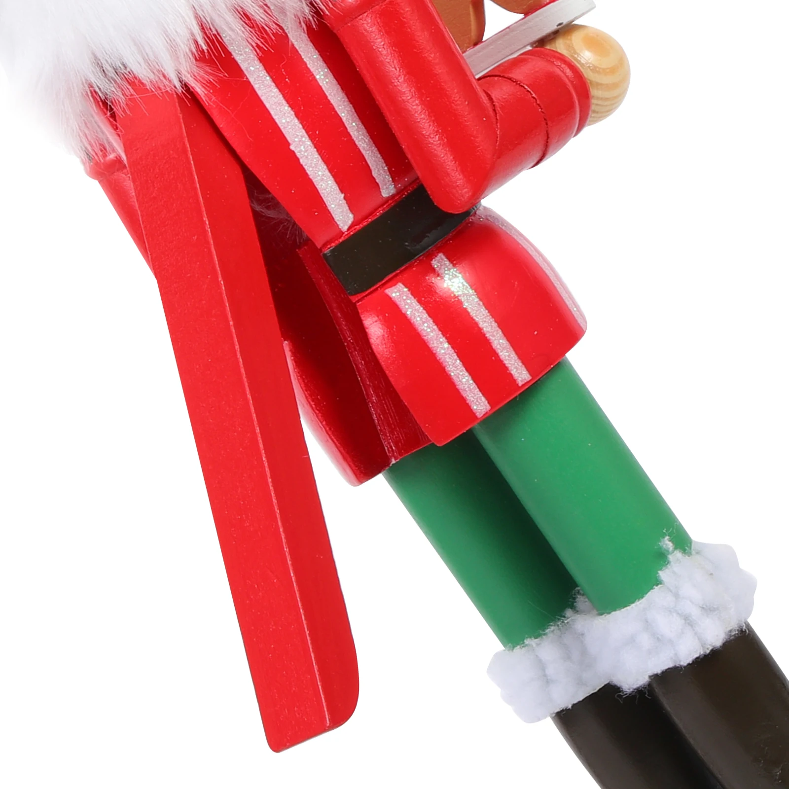 

Wooden Christmas Nutcracker Decoration Xmas Gift Holiday Wedding Anniversary Desktop Ornament Hand-Painted Traditional